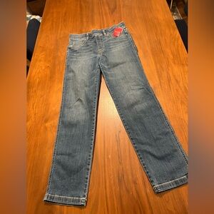 Spanx women’s straight leg jeans, size large, new with tags